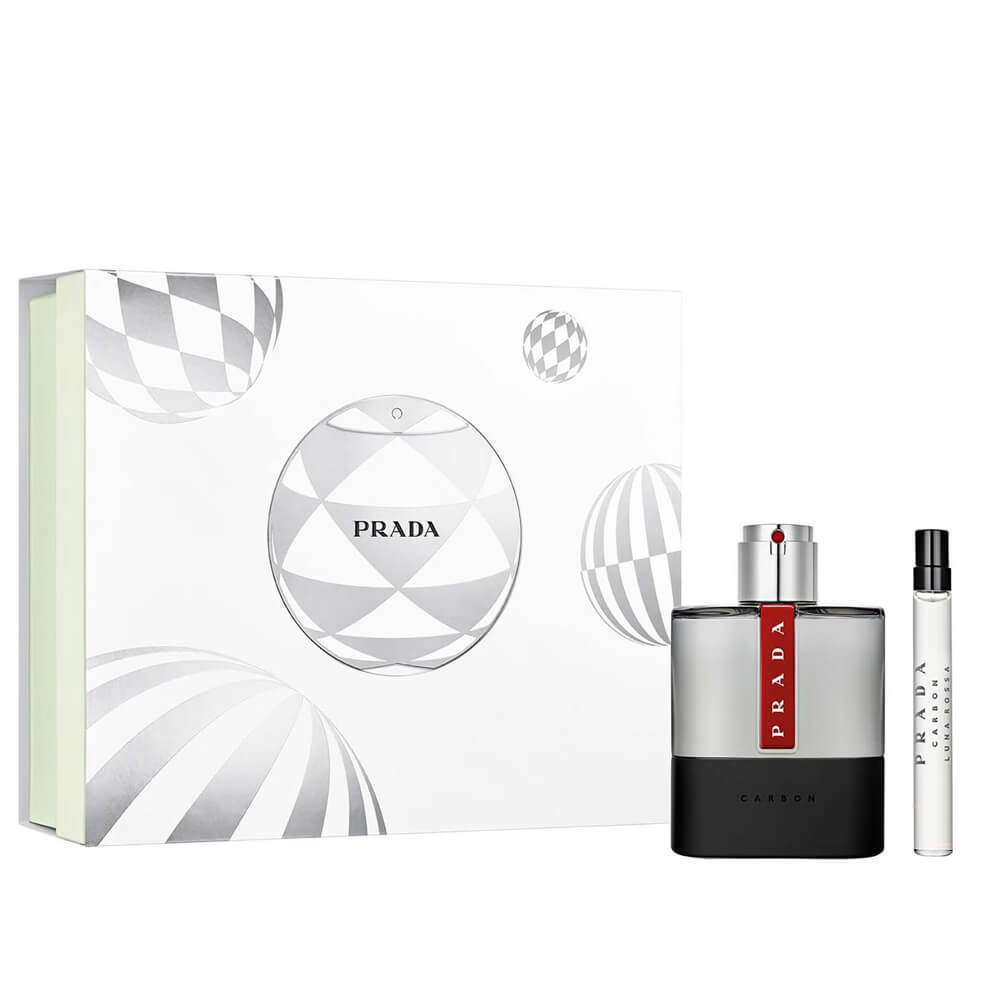 Prada Luna Rossa Carbon Eau de Toilette 100ml Gift Set Jarrolds Norwich